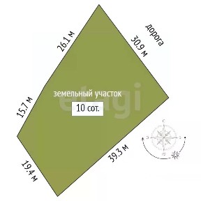 Продается участок, 10 сот.