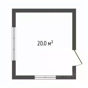 Продается 1-этажный дом, 20 м²
