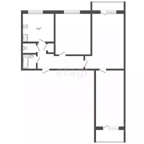 Продается 3-комн. квартира, 63 м²
