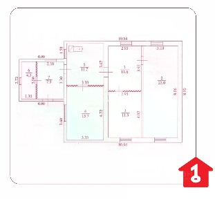 Продается 1-этажный дом, 93,9 м²