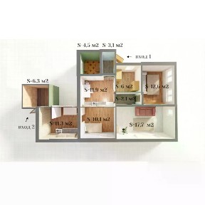 Продается 1-этажный дом, 89,5 м²