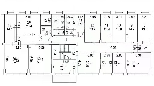 Сдается помещение свободного назначения, 510,1 м²