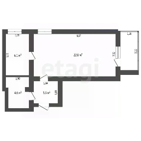 Продается 1-комн. квартира, 37 м²