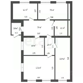 Продается 50% часть дома, 58,5 м²