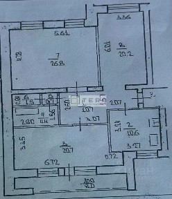 Продается 3-комн. квартира, 95,6 м²