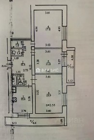 Продается 3-комн. квартира, 82 м²