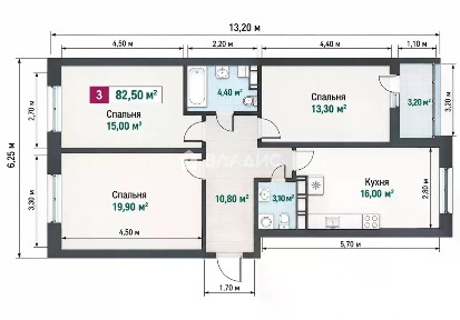 Сдается помещение свободного назначения, 82,5 м²