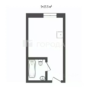 Продается студия, 23,3 м²