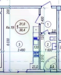 Продается студия, 30,4 м²