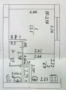 Продается 1-комн. квартира, 22 м²