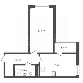 Продается 1-комн. квартира, 45 м²
