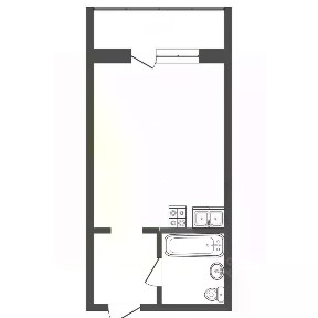 Продается студия, 28 м²