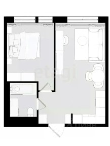 Продается 1-комн. квартира, 35,9 м²