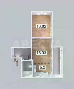 Продается 2-комн. квартира, 49,7 м²