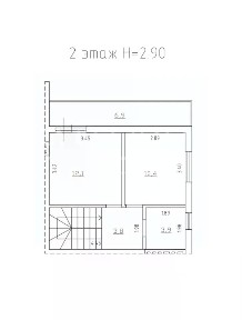 Продается 2-этажный таунхаус, 90 м²