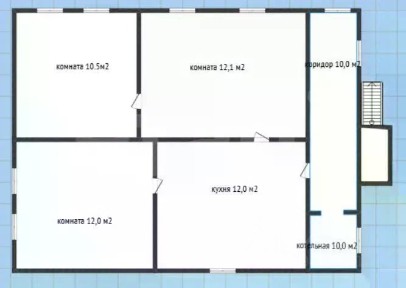 Продается 1-этажный дом, 56,68 м²