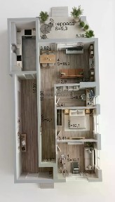 Продается 1-этажный таунхаус, 70 м²