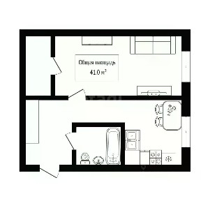 Продается 2-комн. квартира, 41 м²