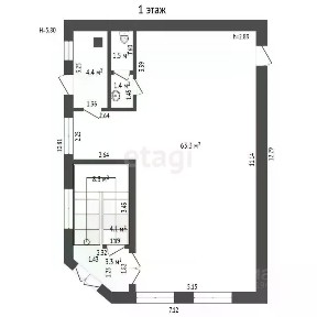 Продается помещение свободного назначения, 208,9 м²