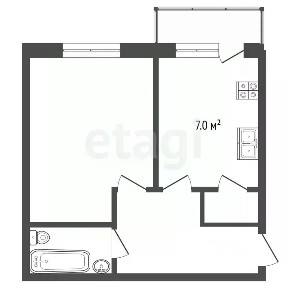 Продается 1-комн. квартира, 38,5 м²