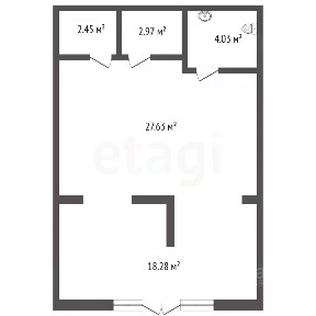Продается торговая площадь, 55,36 м²