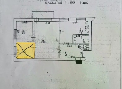 Сдается 2-комн. квартира, 50,3 м²