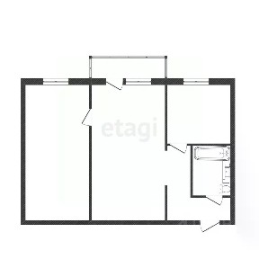 Продается 2-комн. квартира, 44,6 м²