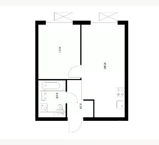 Продается 1-комн. квартира, 33,7 м²