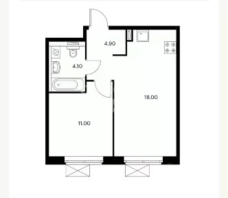 Продается 2-комн. квартира, 38 м²