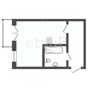 Продается студия, 27,2 м²