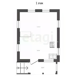 Продается 2-этажный дом, 56 м²