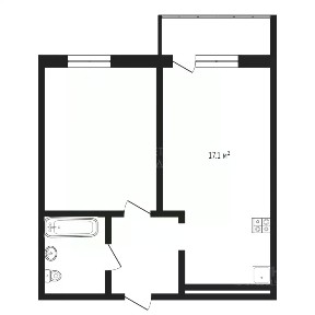Продается 1-комн. квартира, 37,8 м²