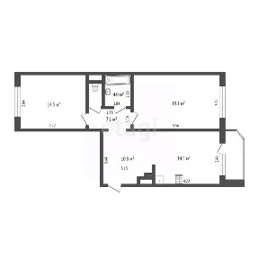 Продается 2-комн. квартира, 67 м²