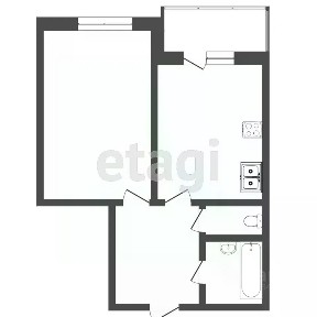 Продается 1-комн. квартира, 41 м²