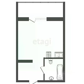 Продается студия, 23,9 м²