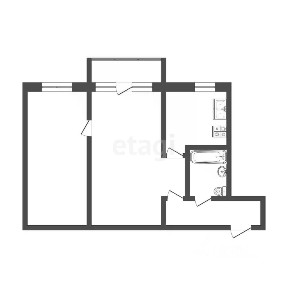 Продается 2-комн. квартира, 46,3 м²