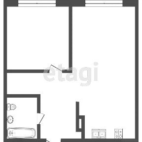 Продается 1-комн. квартира, 39,6 м²