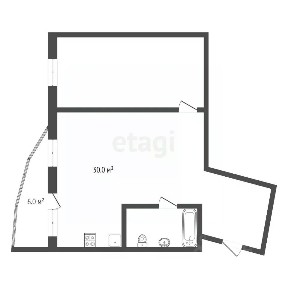 Продается 2-комн. квартира, 60,5 м²