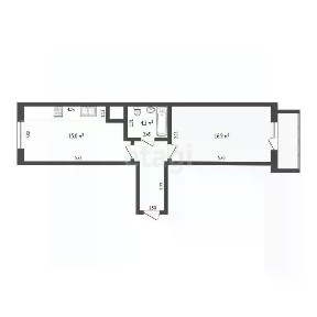 Продается 1-комн. квартира, 40,8 м²