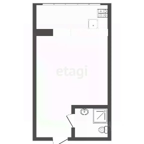 Продается студия, 13 м²