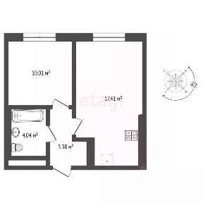 Продается 1-комн. квартира, 37 м²