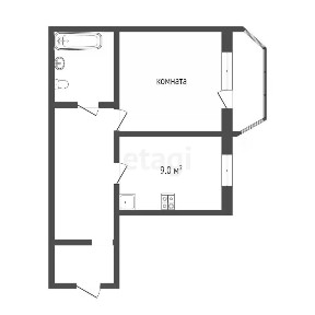 Продается 1-комн. квартира, 42 м²
