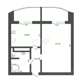 Продается 1-комн. квартира, 37,3 м²
