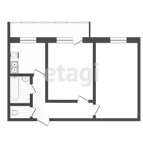 Продается 2-комн. квартира, 46,7 м²