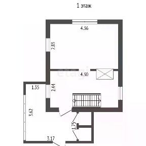 Продается 2-этажный дом, 47,3 м²