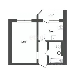 Продается 1-комн. квартира, 39 м²
