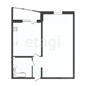 Продается 1-комн. квартира, 43,5 м²