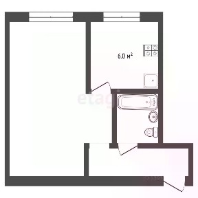 Продается 1-комн. квартира, 32,4 м²