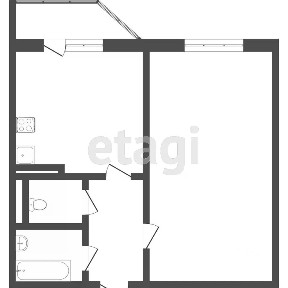 Продается 1-комн. квартира, 35,6 м²