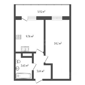 Продается 1-комн. квартира, 36,9 м²